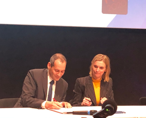 Signature du contrat de filière « industrie de sécurité » avec la secrétaire d’état Agnès Pannier-Runacher et Marc Darmon - Thales